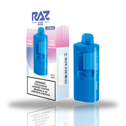 Blue Raz Ice — pod — RAZ Vue 50K Pods