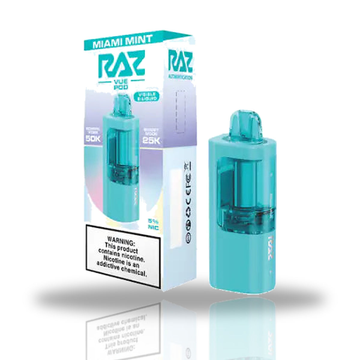 Miami Mint — pod — RAZ Vue 50K Pods