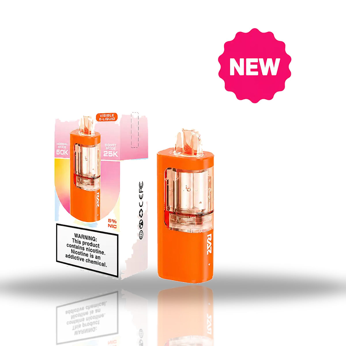 Peach Yummy — pod — RAZ Vue 50K Pods
