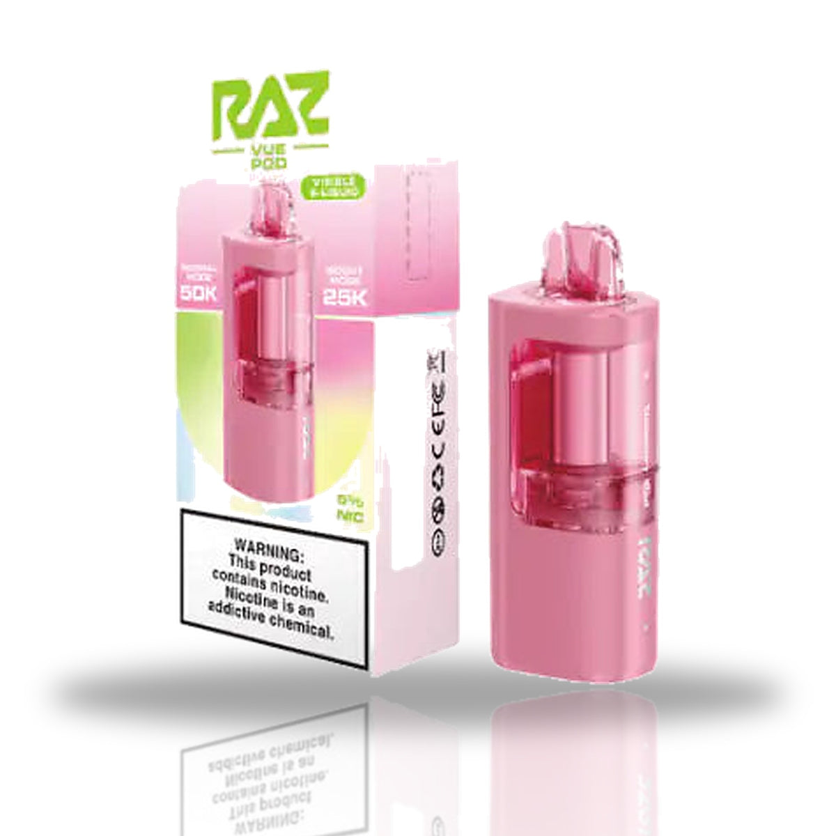 Strawberry Blast — pod — RAZ Vue 50K Pods