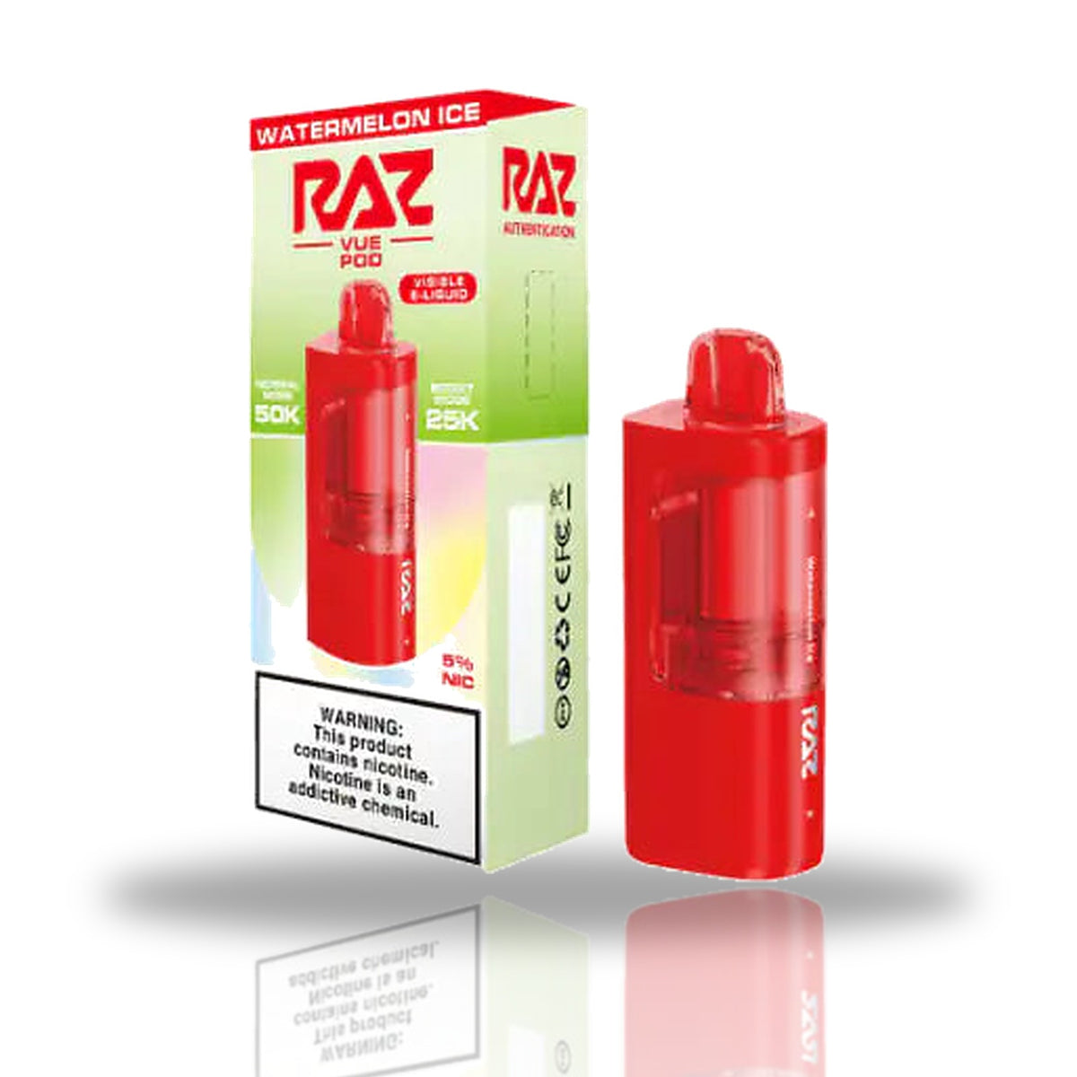 Watermelon Ice — pod — RAZ Vue 50K Pods