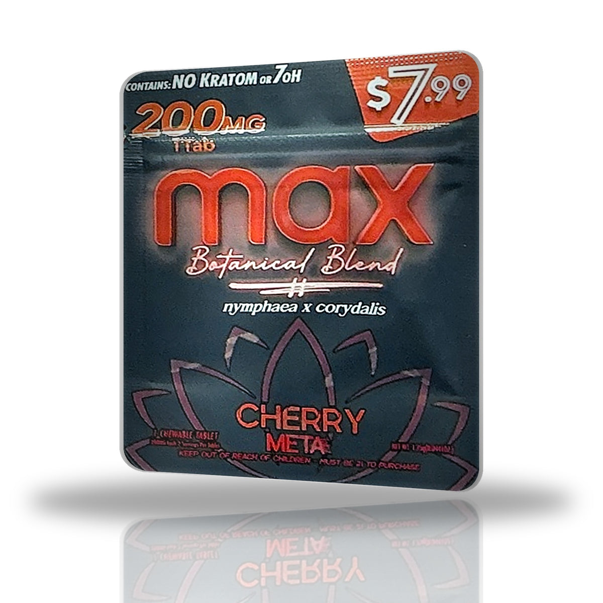 Meta Tabz Max Botanical Blend 200MG tablet 1ct pouch, blue lotus x corydalis — Cherry