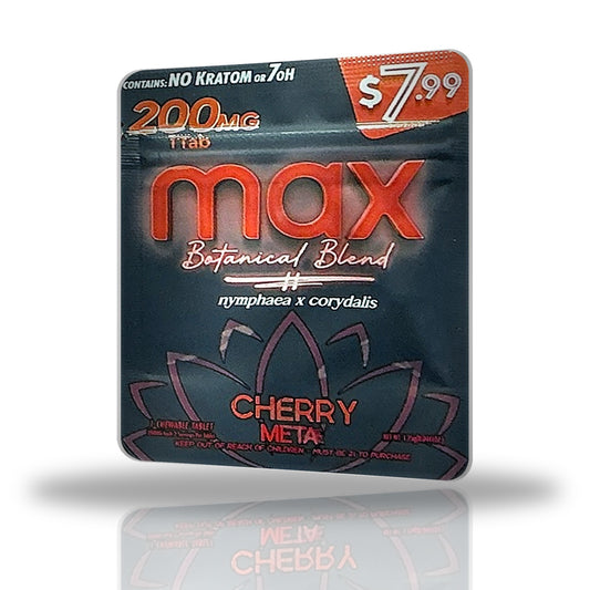 Meta Tabz Max Botanical Blend 200MG tablet 1ct pouch, blue lotus x corydalis — Cherry