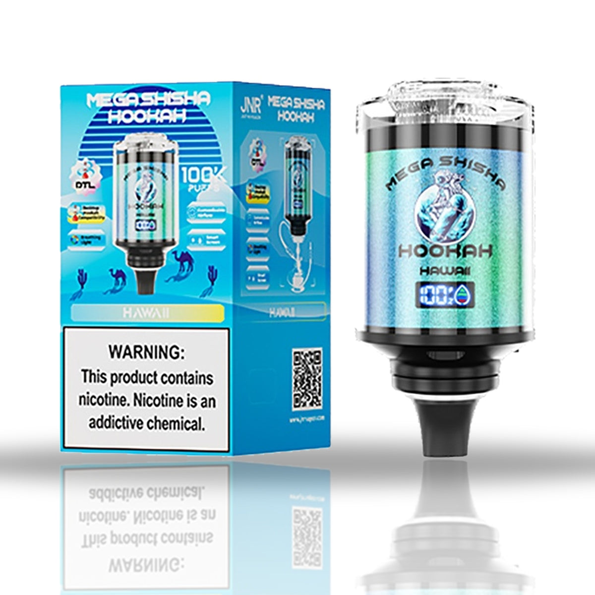 JNR Mega Shisha Hookah 100K Disposable Hookah Vape — Hawaii