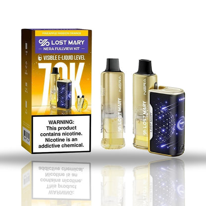 Pineapple Passion Orange — kit — Lost Mary NERA Fullview Kit 70K