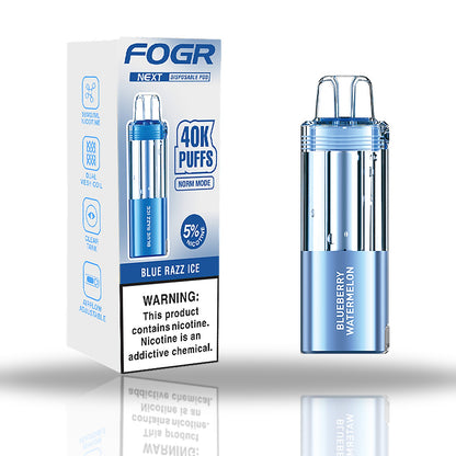 Blue Razz Ice — box & pod — Fogr Next 40K Pod