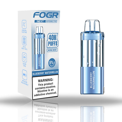Blueberry Watermelon — box & pod — Fogr Next 40K Pod
