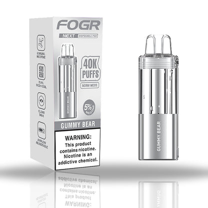 Gummy Bear — box & pod — Fogr Next 40K Pod