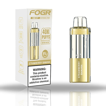 Strawberry Banana — box & pod — Fogr Next 40K Pod