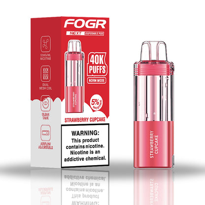 Strawberry Cupcake — box & pod — Fogr Next 40K Pod