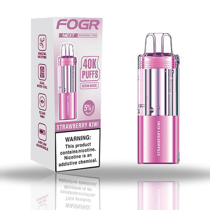 Strawberry Kiwi — box & pod — Fogr Next 40K Pod