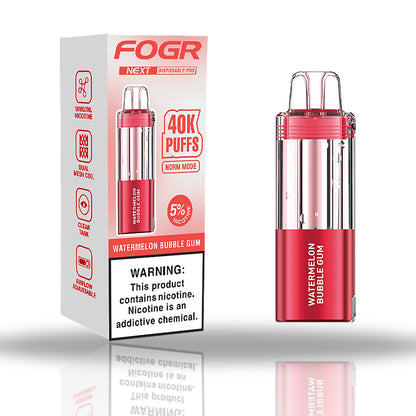 Watermelon Bubble Gum — box & pod — Fogr Next 40K Pod