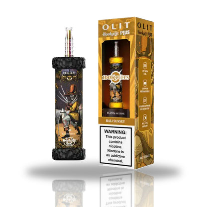 OLIT Hookalit Plus 100K Puffs Disposable Hookah Vape — Bali Sunset