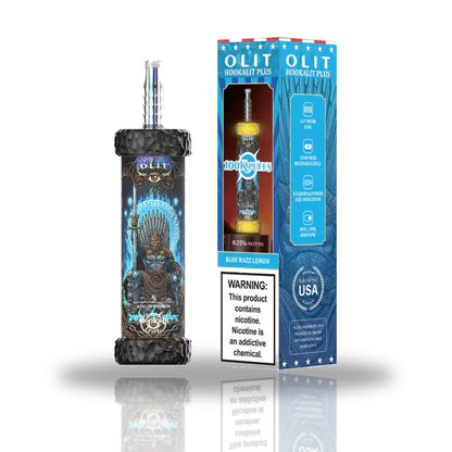 OLIT Hookalit Plus 100K Puffs Disposable Hookah Vape — Blue Razz Lemon