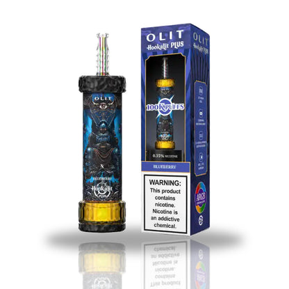 OLIT Hookalit Plus 100K Puffs Disposable Hookah Vape — Blueberry