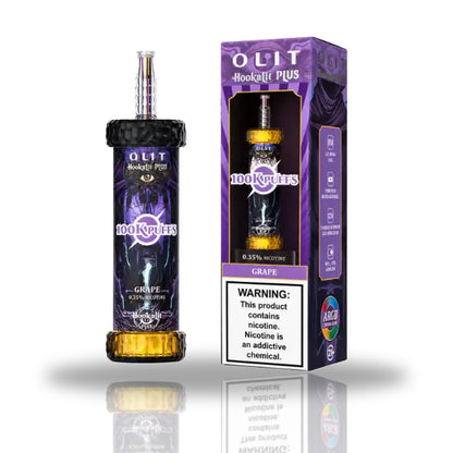 OLIT Hookalit Plus 100K Puffs Disposable Hookah Vape — Grape