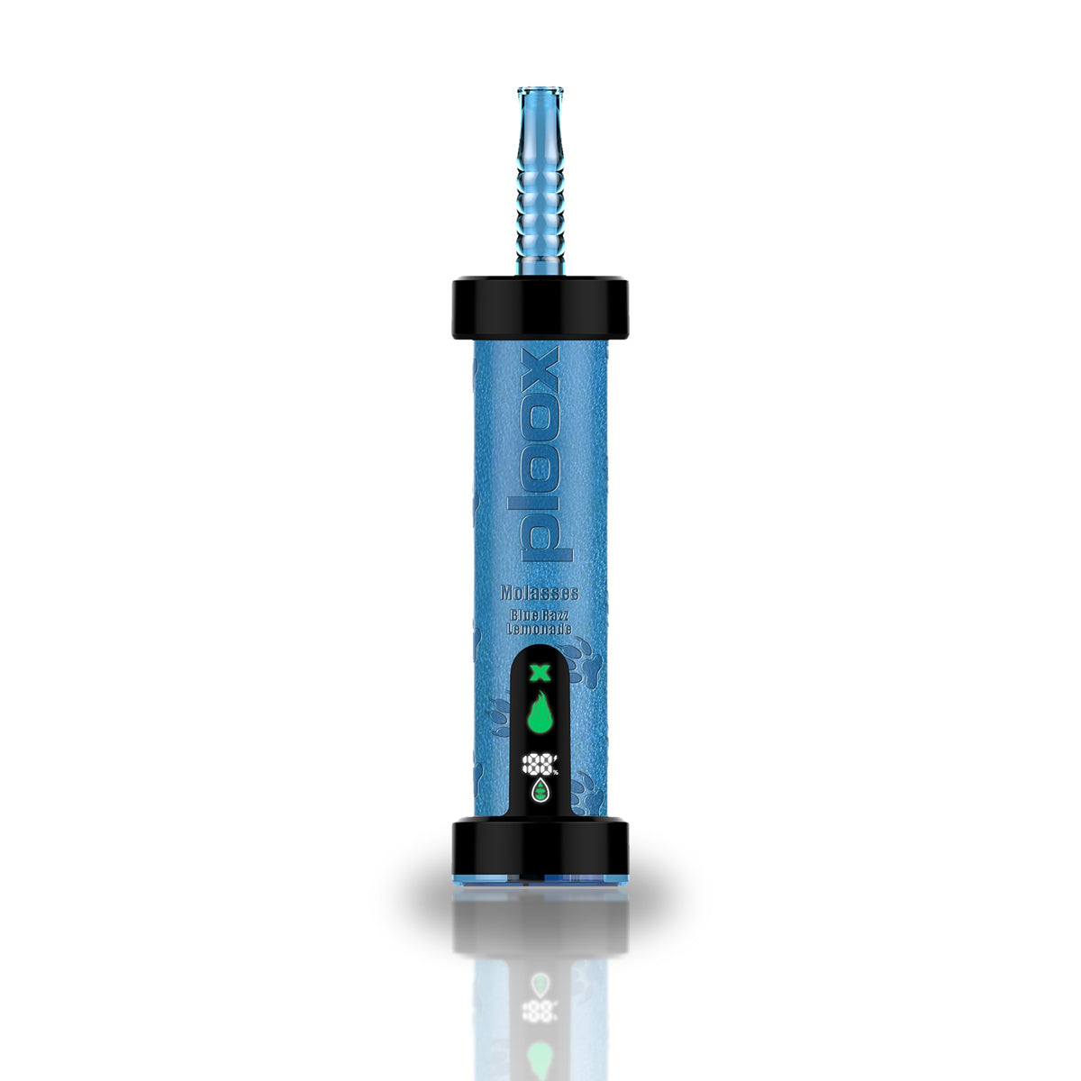 Ploox Molasses 75K Disposable Hookah Vape — Blue Razz Lemonade