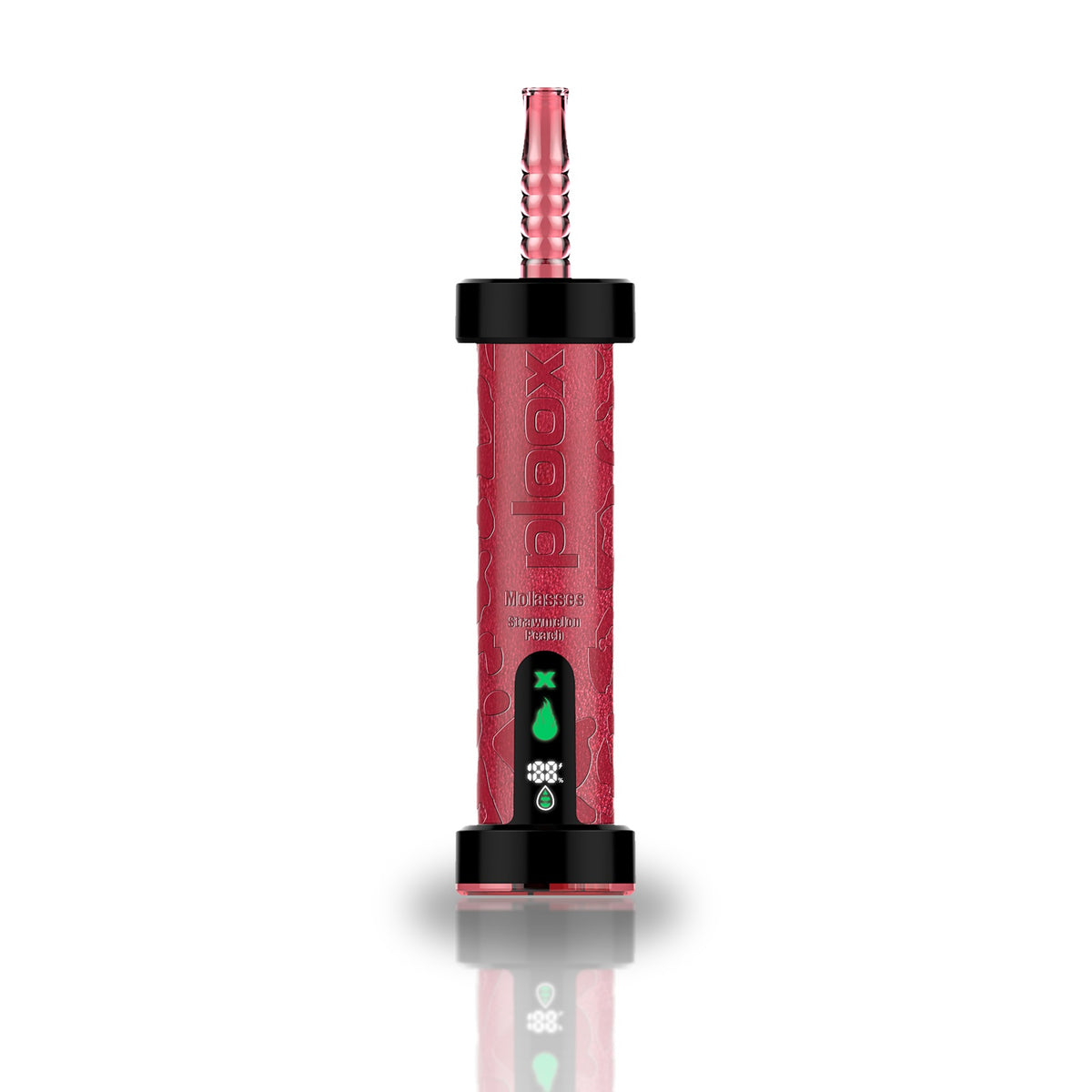 Ploox Molasses 75K Disposable Hookah Vape — Strawmelon Peach
