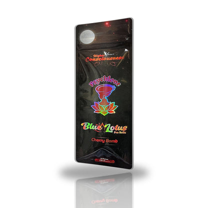 Higher Your Consciousness Psyclone Cherry Bomb blue lotus pre-rolls 2ct pouch