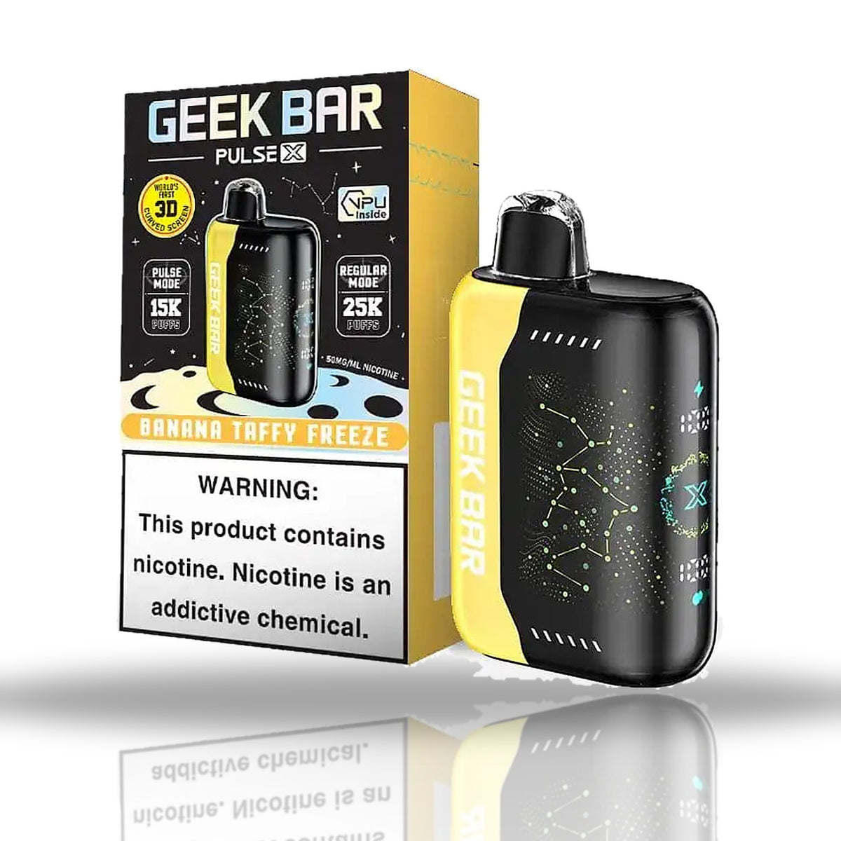 Geek Bar Pulse X 25K — Banana Taffy Freeze