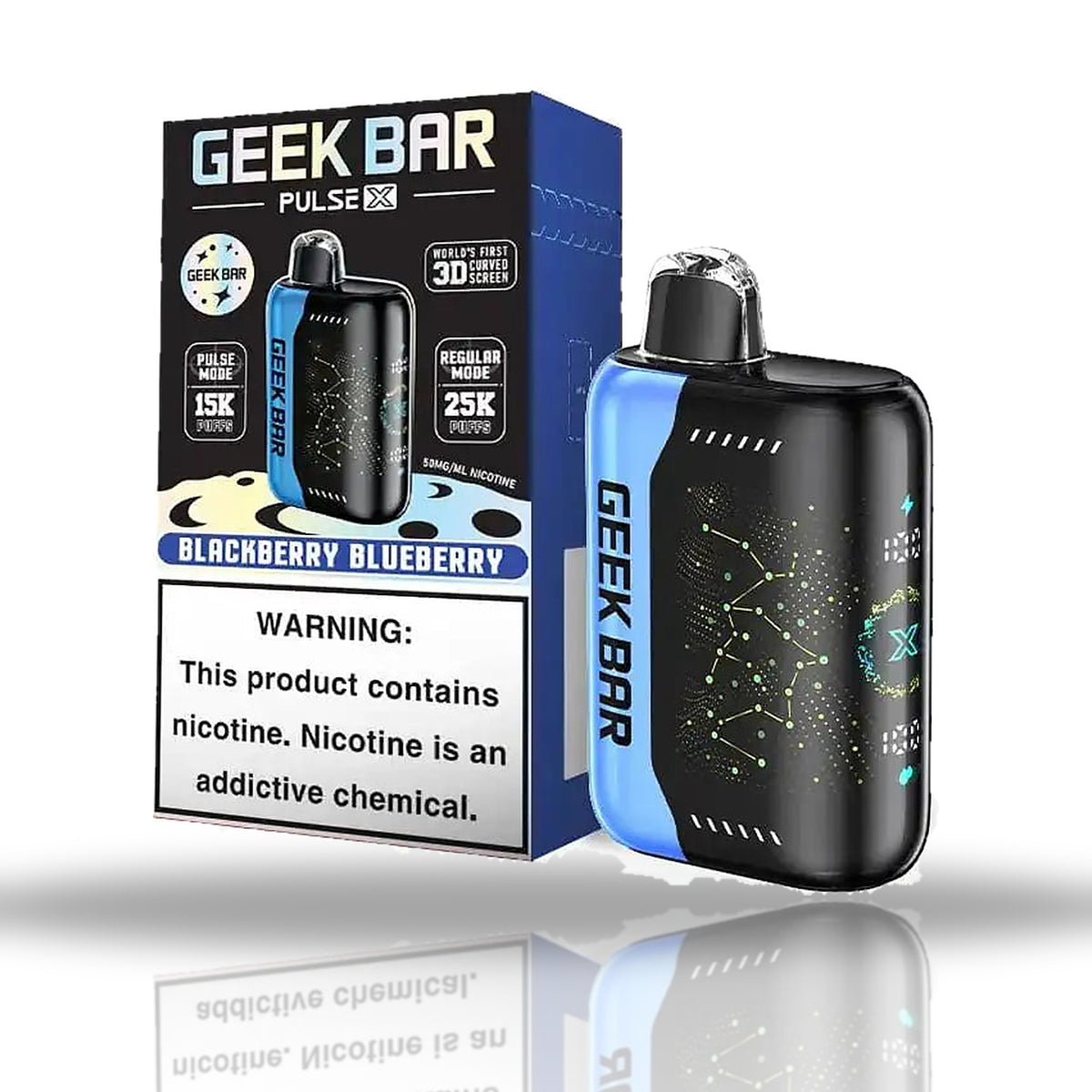 Geek Bar Pulse X 25K — Blackberry Blueberry