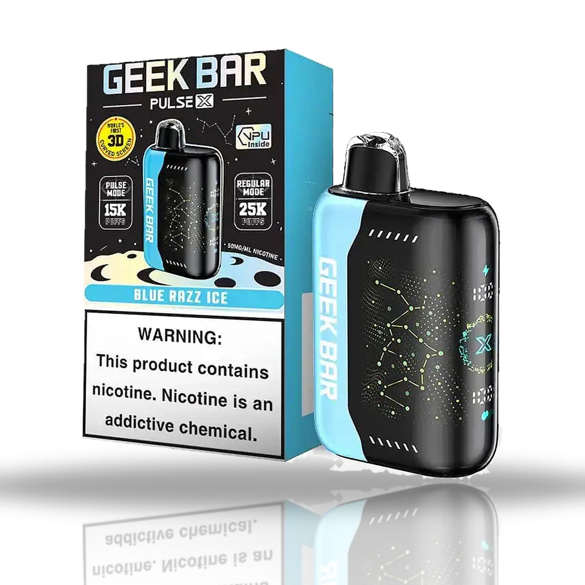 Geek Bar Pulse X 25K — Blue Razz Ice
