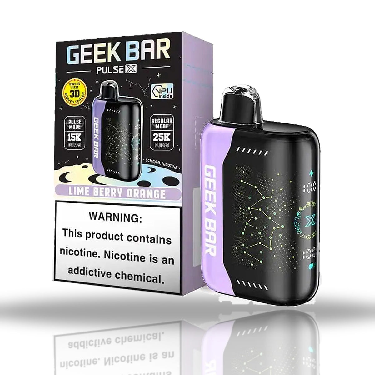 Geek Bar Pulse X 25K — Lime Berry Orange