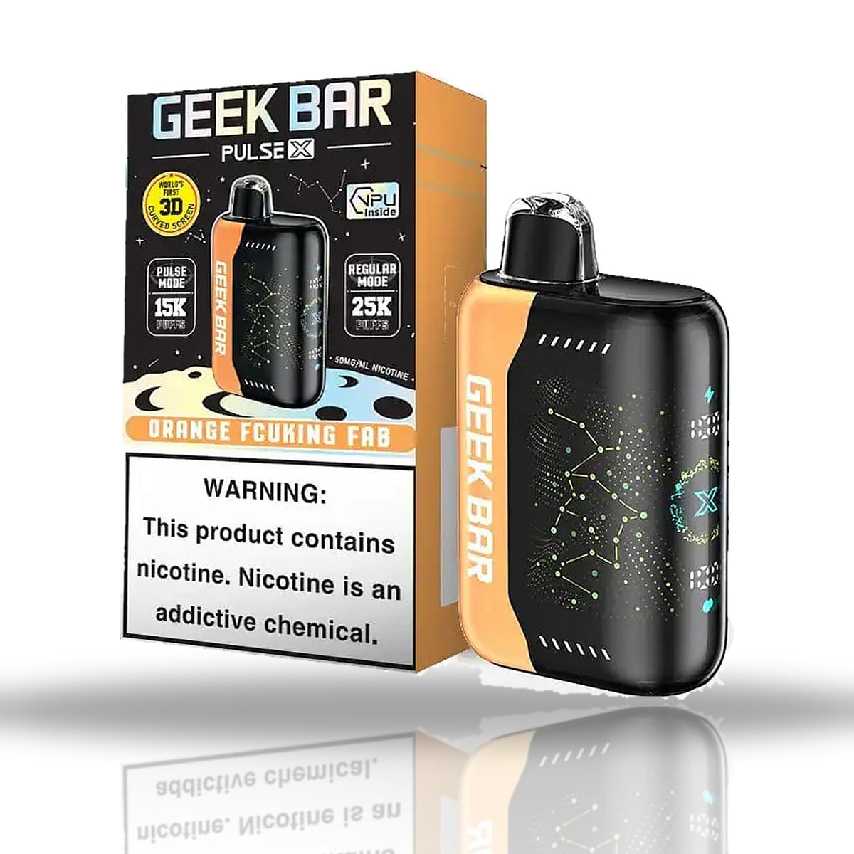 Geek Bar Pulse X 25K — Orange Fcuking Fab