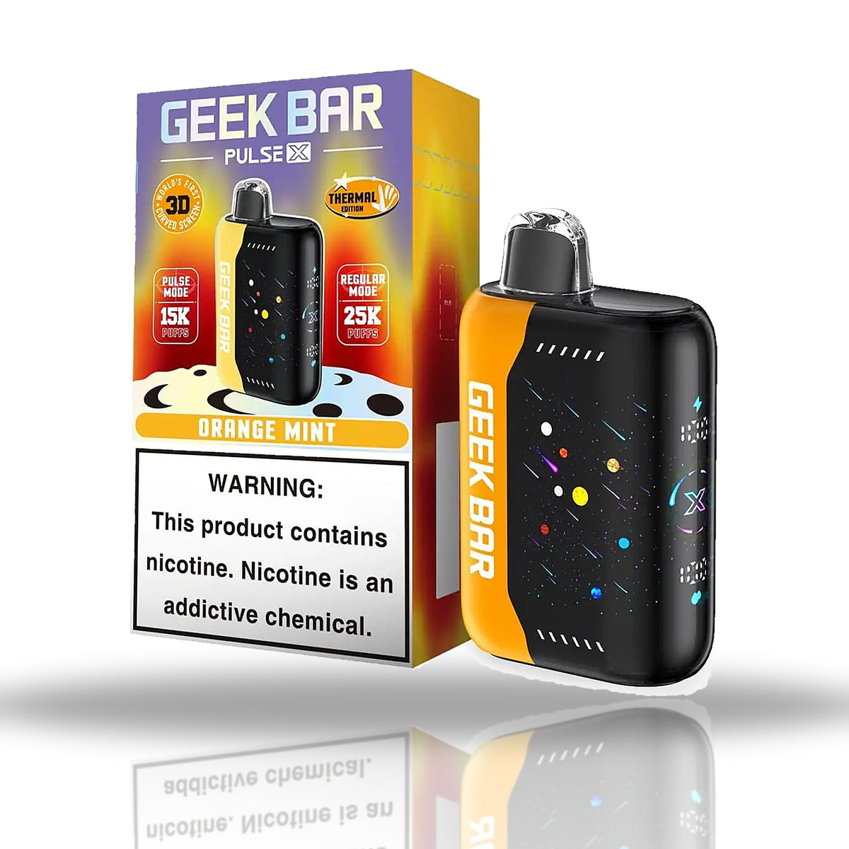 Geek Bar Pulse X 25K — Orange Mint