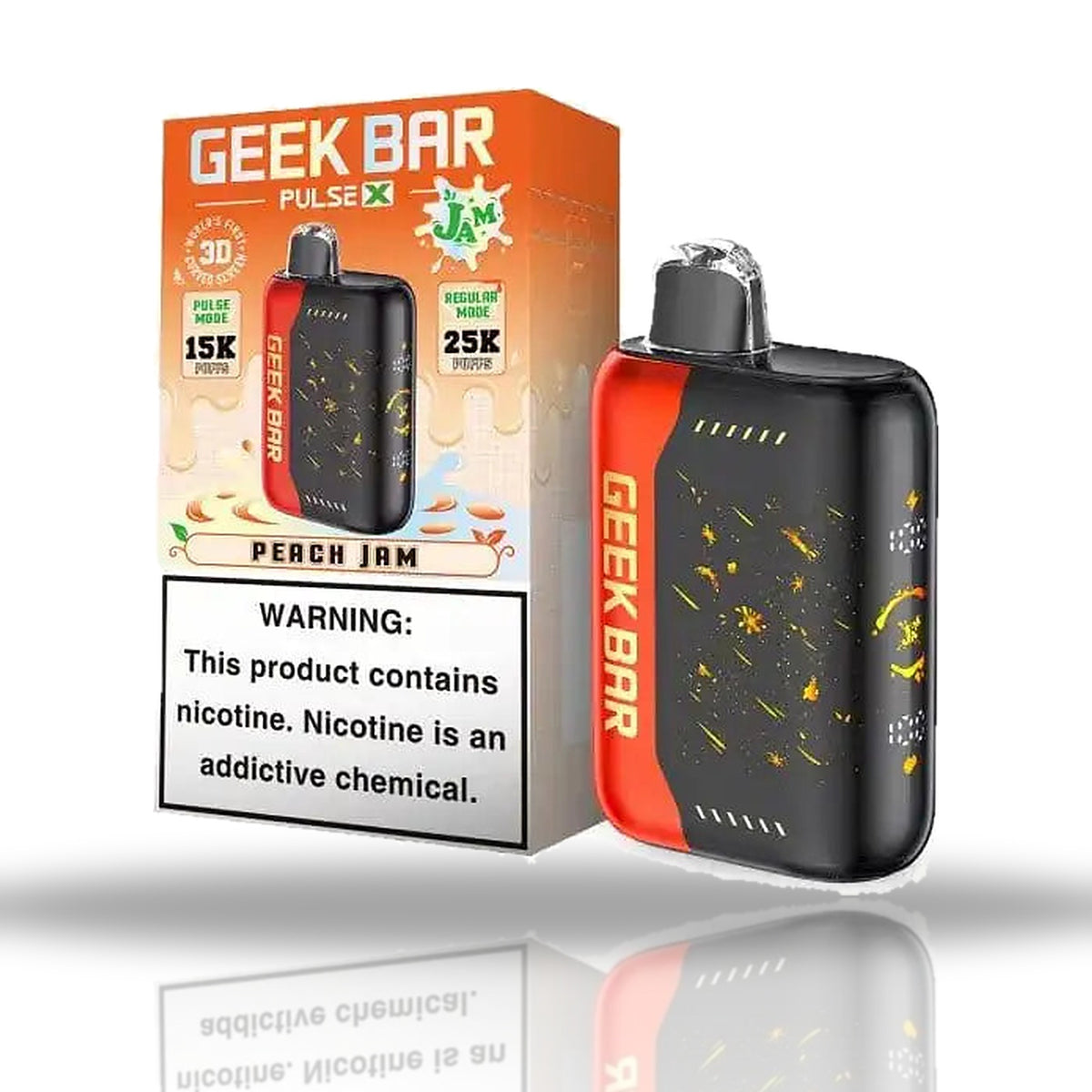 Geek Bar Pulse X 25K — Peach Jam