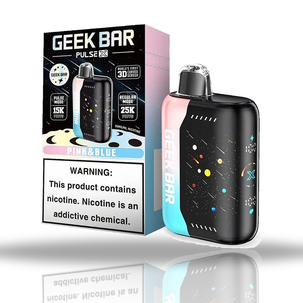 Geek Bar Pulse X 25K — Pink & Blue