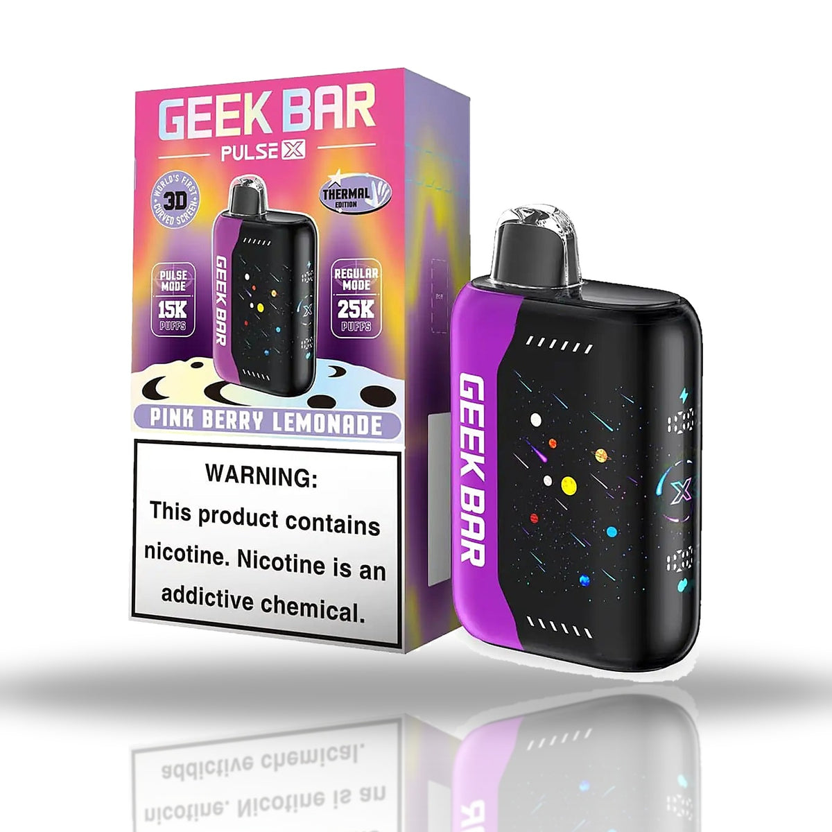 Geek Bar Pulse X 25K — Pink Berry Lemonade