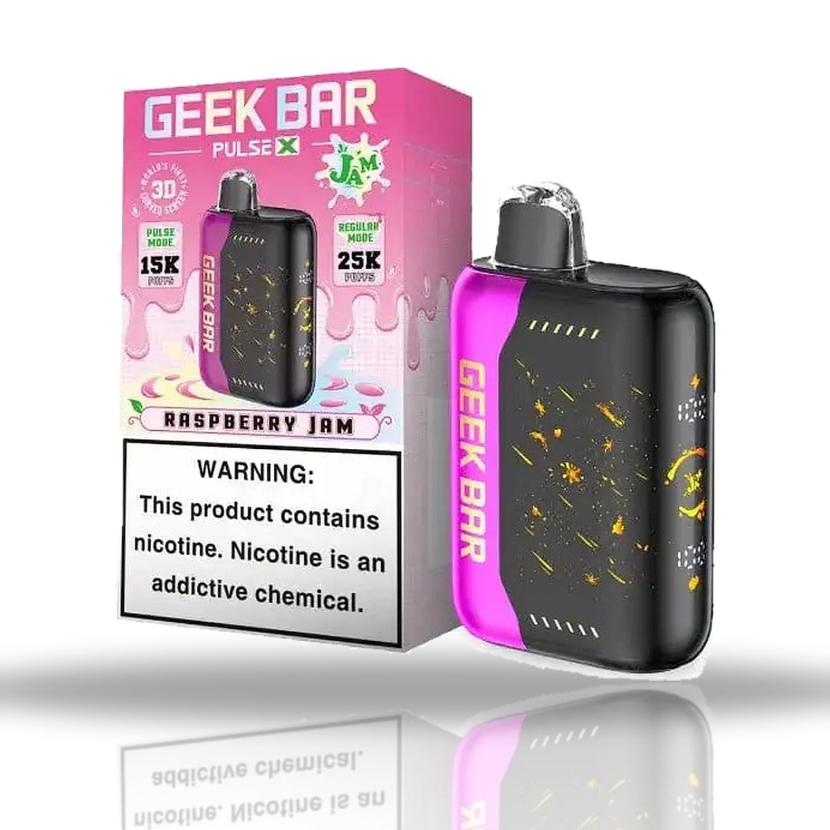 Geek Bar Pulse X 25K — Raspberry Jam