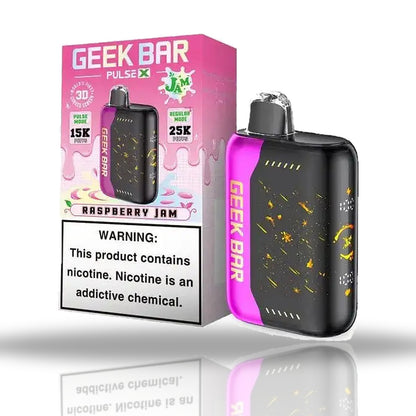 Geek Bar Pulse X 25K — Raspberry Jam