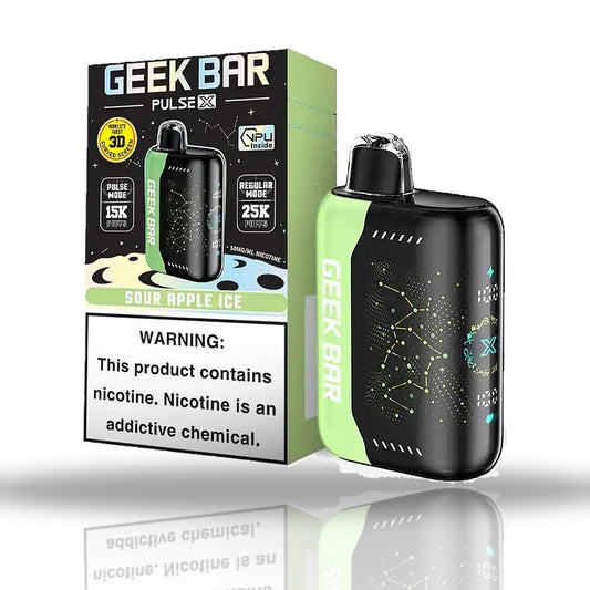 Geek Bar Pulse X 25K — Sour Apple Ice
