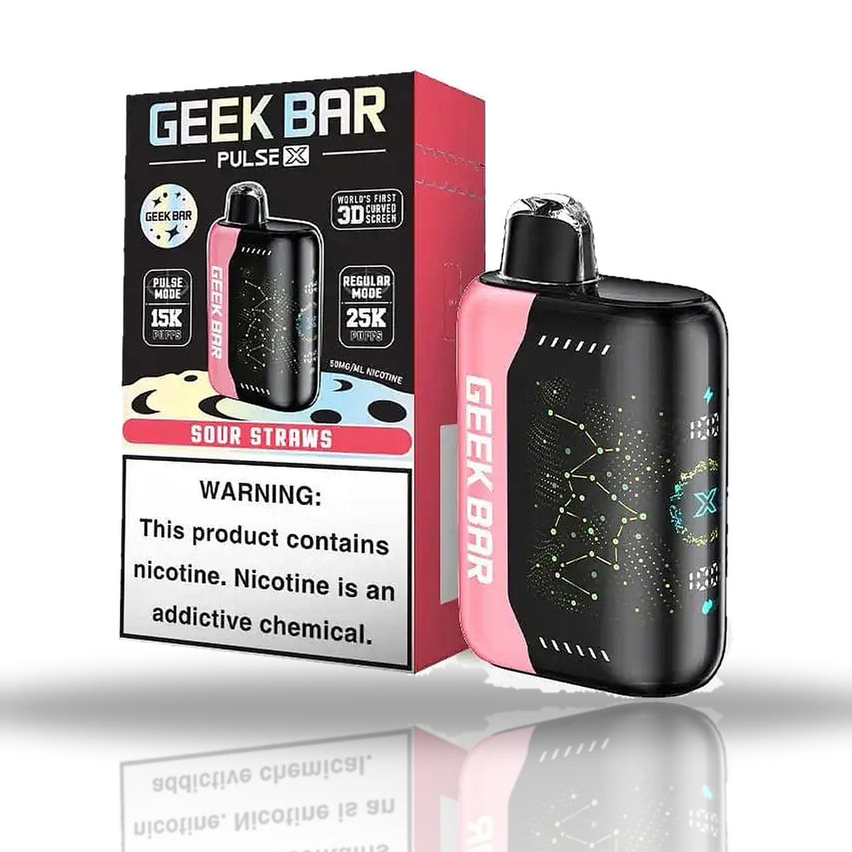 Geek Bar Pulse X 25K — Sour Straws