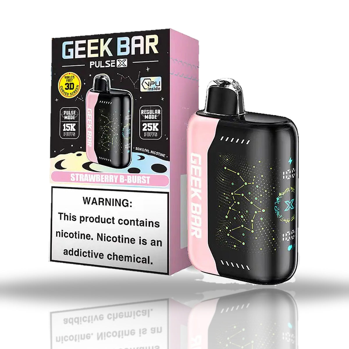 Geek Bar Pulse X 25K — Strawberry B-Burst