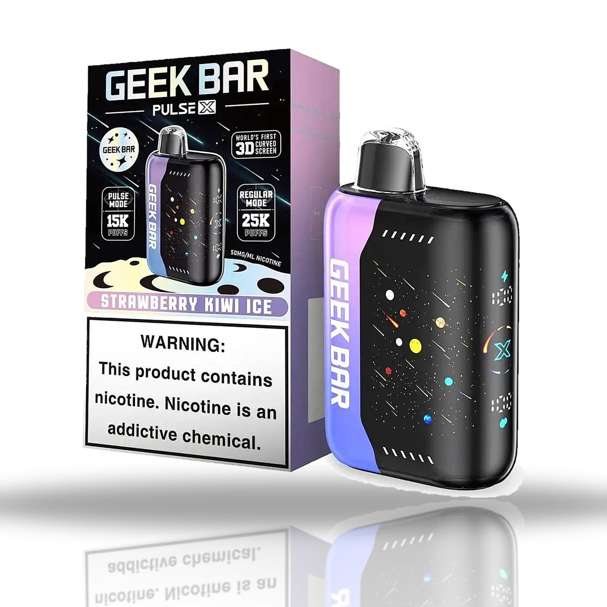 Geek Bar Pulse X 25K — Strawberry Kiwi Ice