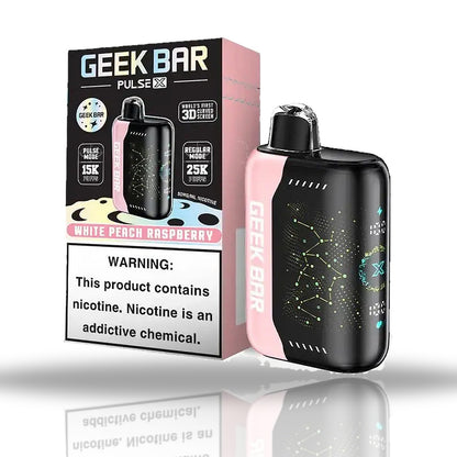 Geek Bar Pulse X 25K — White Peach Raspberry