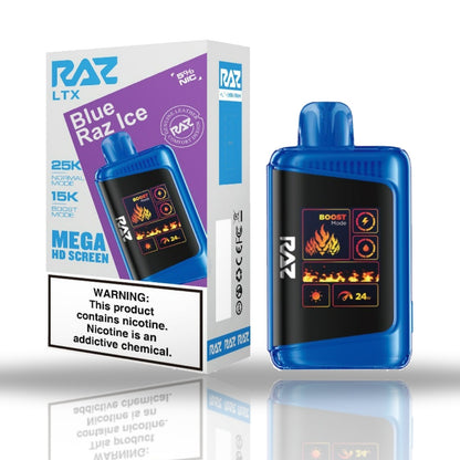 Blue Raz Ice — device — RAZ LTX 25K Disposable Vape