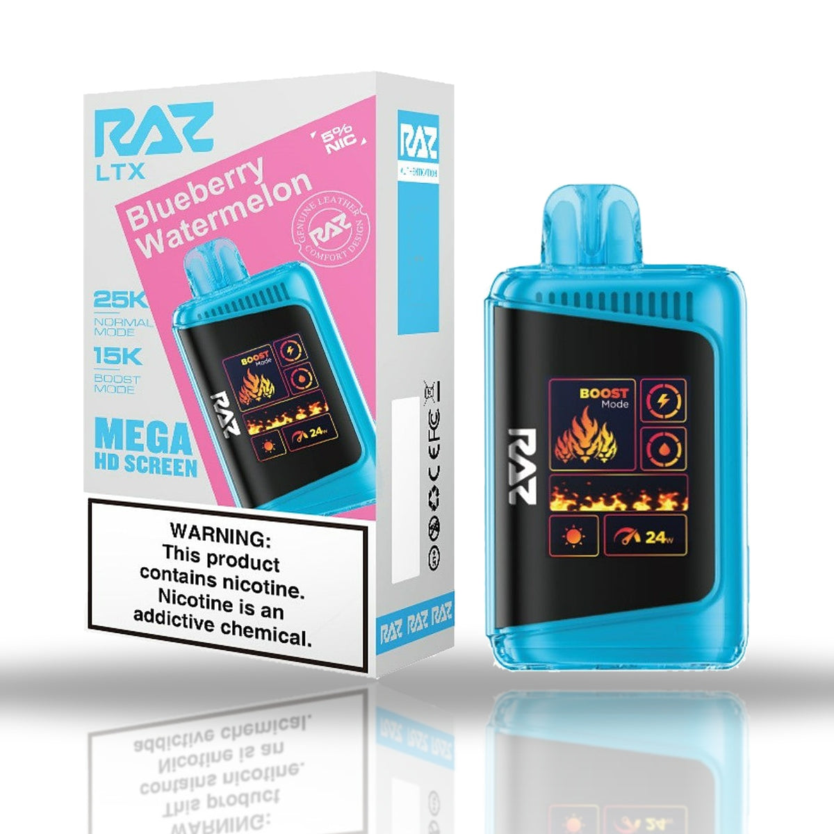 RAZ LTX 25K Disposable Vape — Blueberry Watermelon