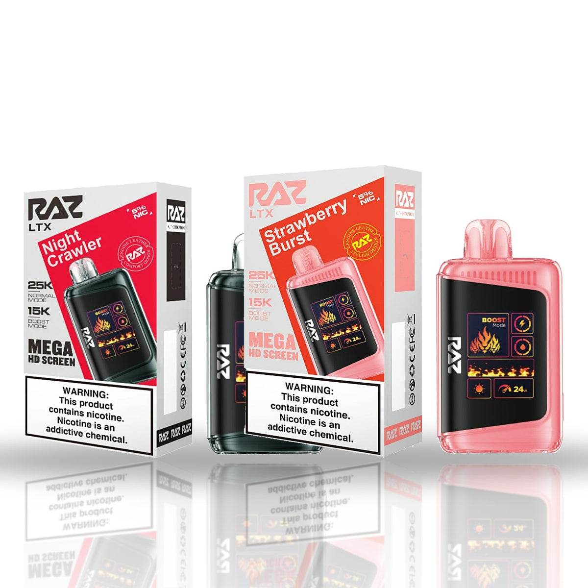 RAZ LTX 25K Disposable Vape — all flavors
