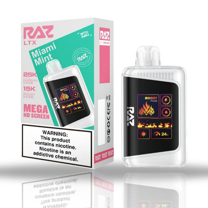 Miami Mint — device — RAZ LTX 25K Disposable Vape