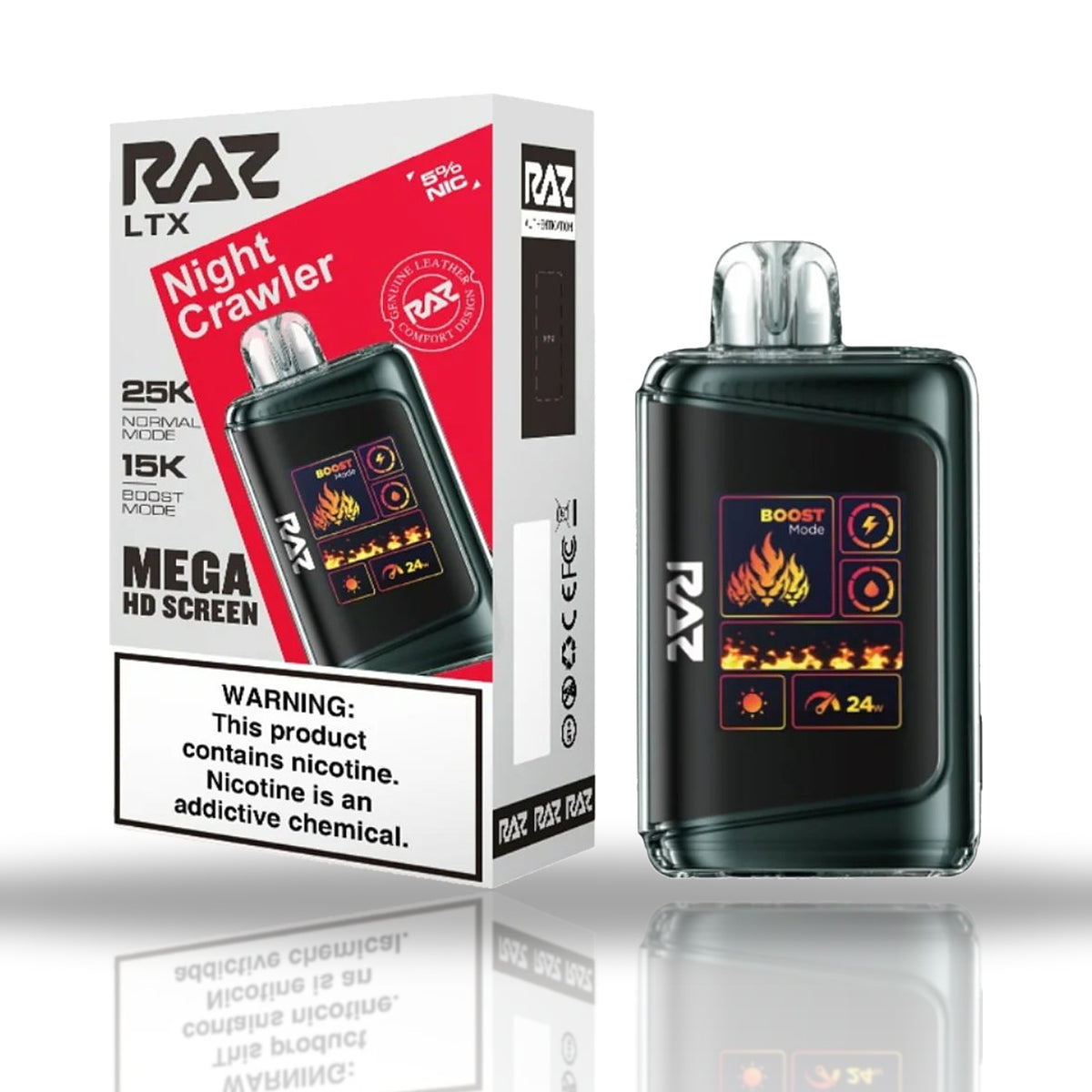 RAZ LTX 25K Disposable Vape — Night Crawler