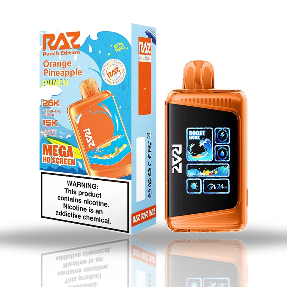 RAZ LTX 25K Disposable Vape — Orange Pineapple Punch