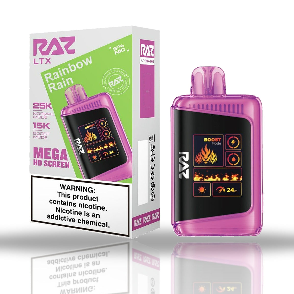 RAZ LTX 25K Disposable Vape — Rainbow Rain