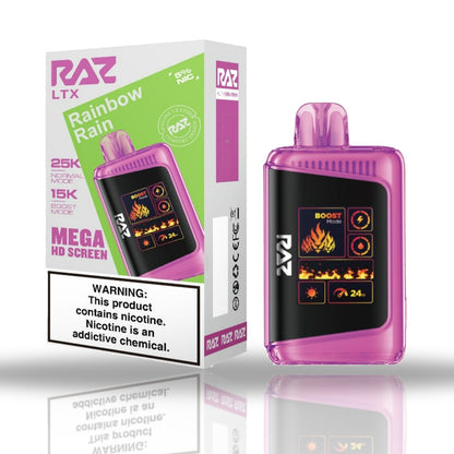 Rainbow Rain — device — RAZ LTX 25K Disposable Vape