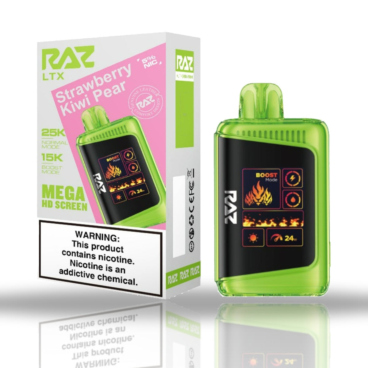Strawberry Kiwi Pear — device — RAZ LTX 25K Disposable Vape