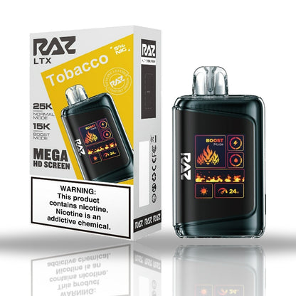 RAZ LTX 25K Disposable Vape — Tobacco