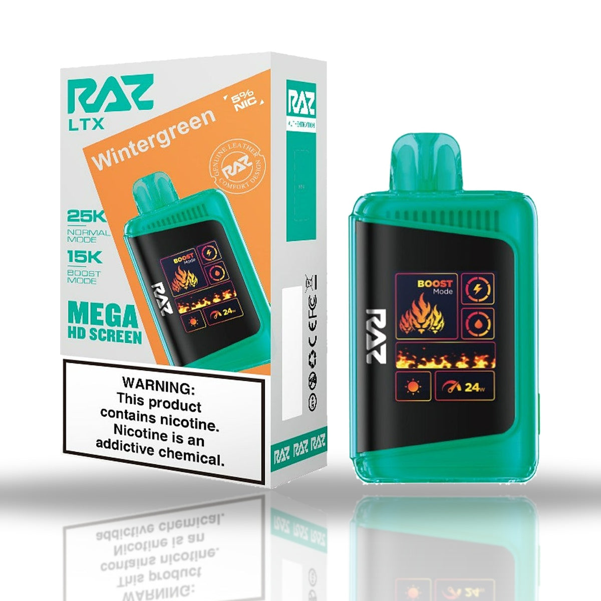 RAZ LTX 25K Disposable Vape — Wintergreen